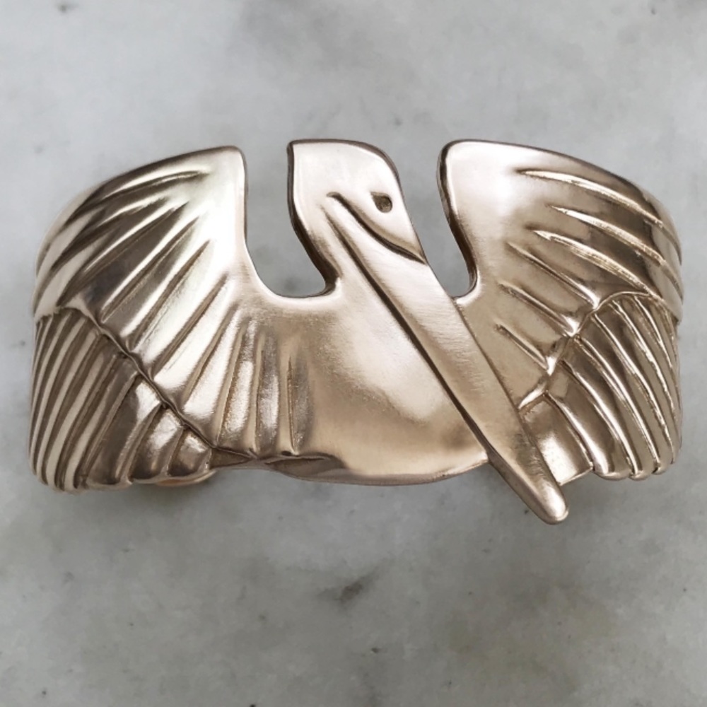 Mimosa Handcrafted Bronze Bangle
